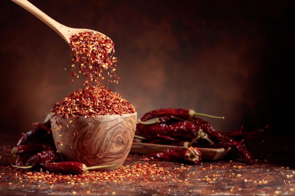 Home red chilli flakes